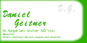daniel geitner business card